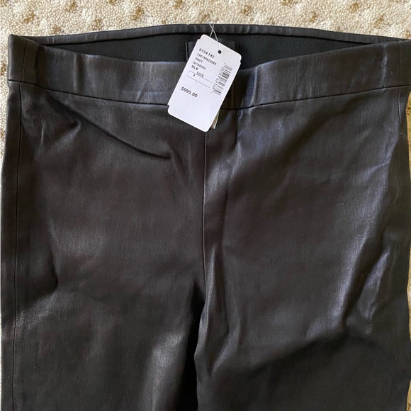 Theory • Leather High-Waist Legging • High rise legging size 4 - Picture 4 of 12